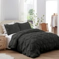 thumbnail image 1 of Kotton Culture 600 TC Pinch Pleated Duvet Cover 100% Egyptian Cotton with zipper (Twin, Dark Grey) - 1 Piece, 1 of 7
