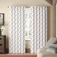 thumbnail image 1 of Kotton Culture Double Pinch Pleat Floral Curtains Thermal Insulated Room Darkening Blackout Curtains for Window, Sliding Door, Patio Door, Home, Office, Nursery W(26"+26") L95 (2 Panels, Floral), 1 of 8