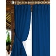 thumbnail image 1 of Kotton Culture French Pinch Pleated Curtains Blackout for Traverse Rods Thermal Insulated Room Darkening Blackout Window Panel for Living Room, Bedroom, Sliding Door, Patio Door (Custom, Royal Blue), 1 of 8