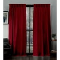thumbnail image 1 of Kotton Culture Pinch Pleated Curtains with Tiebacks & Hooks Blackout Thermal Insulated Room Darkening Window Curtains for Dining Room, Bedroom, Office (1 Panel, 42x72, Burgundy), 1 of 8