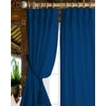 thumbnail image 1 of Kotton Culture Pinch Pleated Curtains with Tiebacks & Hooks Blackout Thermal Insulated Room Darkening Window Curtains for Dining Room, Bedroom, Office W(35"+35") L72 (2 Panels, Royal Blue), 1 of 9