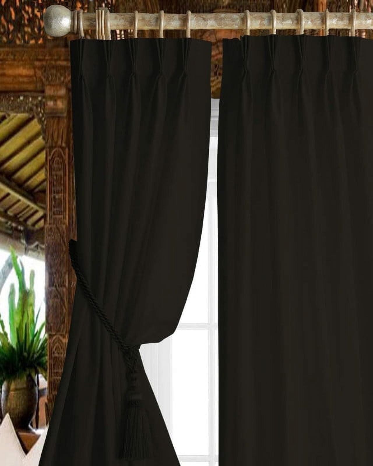 Kotton Culture Pinch Pleated Patio Curtains Blackout For Traverse Rods kotton-culture-pinch-pleated-patio-curtains-blackout-for-traverse-rods