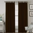 thumbnail image 1 of Kotton Culture Tab Top Semi Blackout Curtains Thermal Insulated Room Darkening Window Treatment Panels for Living Room, Patio Door, Bedroom (2 Panels, Custom, White), 1 of 8