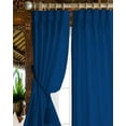 thumbnail image 1 of Kotton Culture Triple Pinch Pleated Curtains Room Darkening Blackout Pinch Pleat Drapes for Window, Sliding Door, Patio Door, Home, Office, Nursery W(35"+35") L84 (2 Panels Combined, Royal Blue), 1 of 9