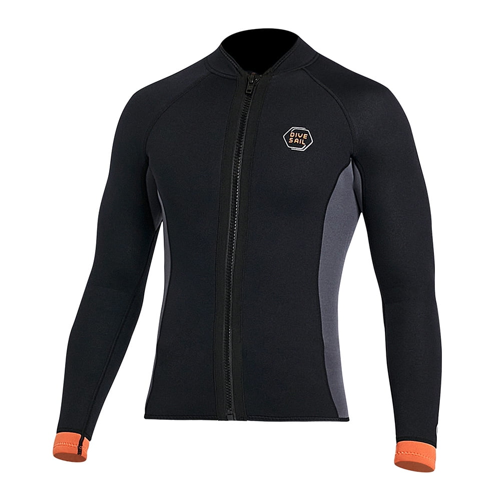 Kotyreds DIVE&SAIL Men 3mm Neoprene Wetsuit Jacket Top Scuba Diving Wet