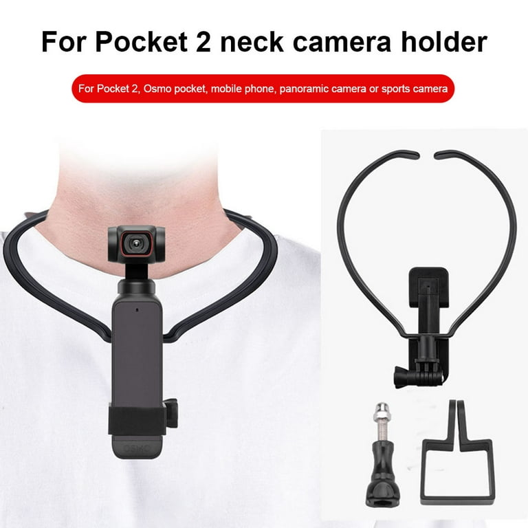Kotyreds Hanging Neck Holder Detachable Vlog Riding Mount Action Camera  Accessories First-person Perspective Shooting for DJI Osmo Pocket