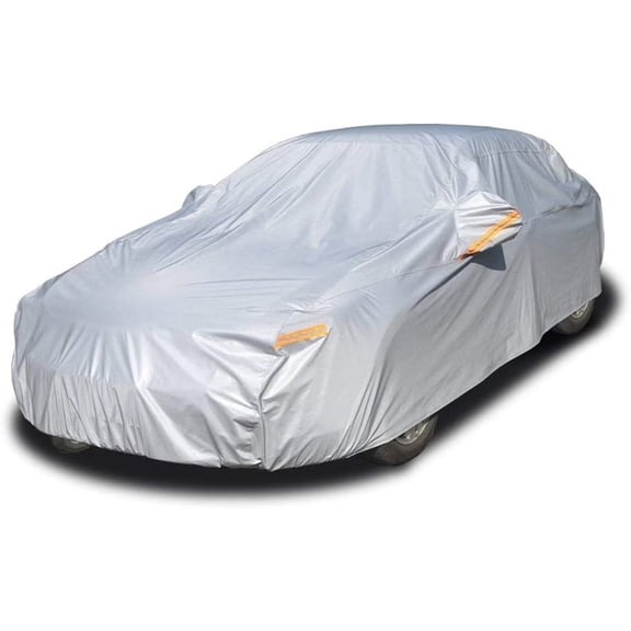 KouKou 6 Layers Car Cover for Mecreds-Benz Waterproof All Weather Fit Sedan Mecreds-Benz CL-Class/CLS-ClassDeliver about 3-10 days
