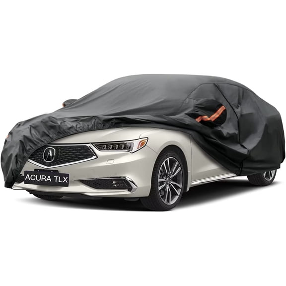 KouKou 7 Layers Sedan Car Cover Custom Fit Acura TLX (2014-2020) Waterproof All Weather for Automobiles, Full Exterior Covers Sun Rain Protection UV Protection (Deliver About 3-10 Days)