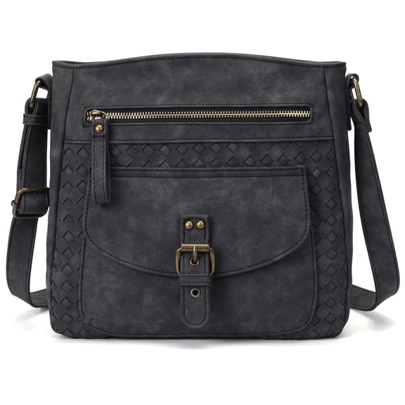 KouLi Buir Crossbody Purses for Women Soft PU Leather Fashion Shoulder Handbags Work/Shopping