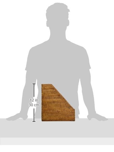 Kouboo 1060081 La Jolla Rattan Magazine File, Honey-Brown