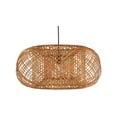 thumbnail image 1 of Kouboo Bamboo Crisscross Pendant Lamp, Woven Chandelier Pendant Light Fixture Asian Ceiling Lamp Lighting For Dinging Room, Kitchen, Rustic Brown, 1 of 8