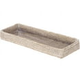 thumbnail image 1 of Kouboo La Jolla Elongated Rattan Vanity Tray Wicker Storage For Paper, Hand Towel Bathroom Vanity Organizer Countertop, White Wash, 1 of 11