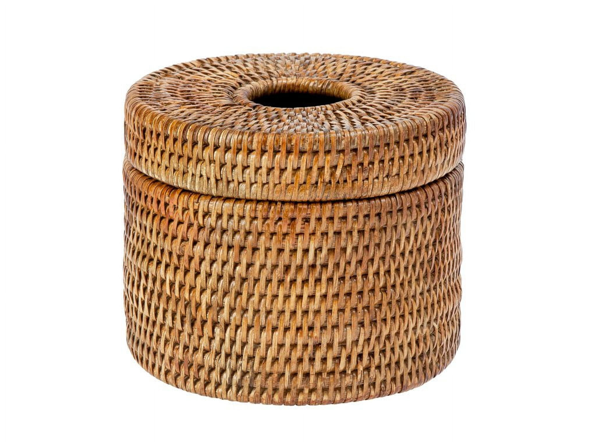 Kouboo La Jolla Handwoven Rattan Toilet Roll Stand