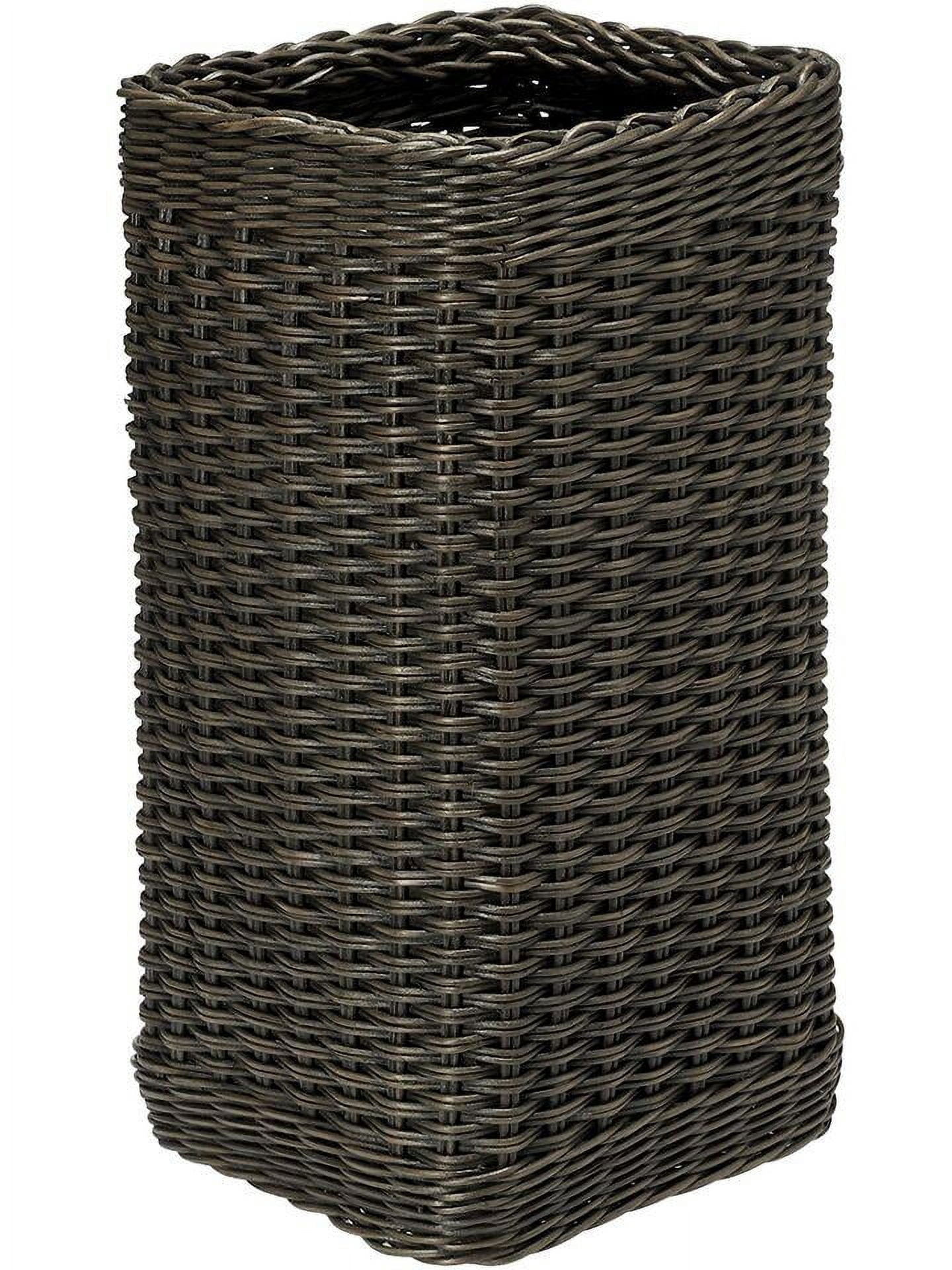 Kouboo Brown Tropical Wicker Umbrella Stand