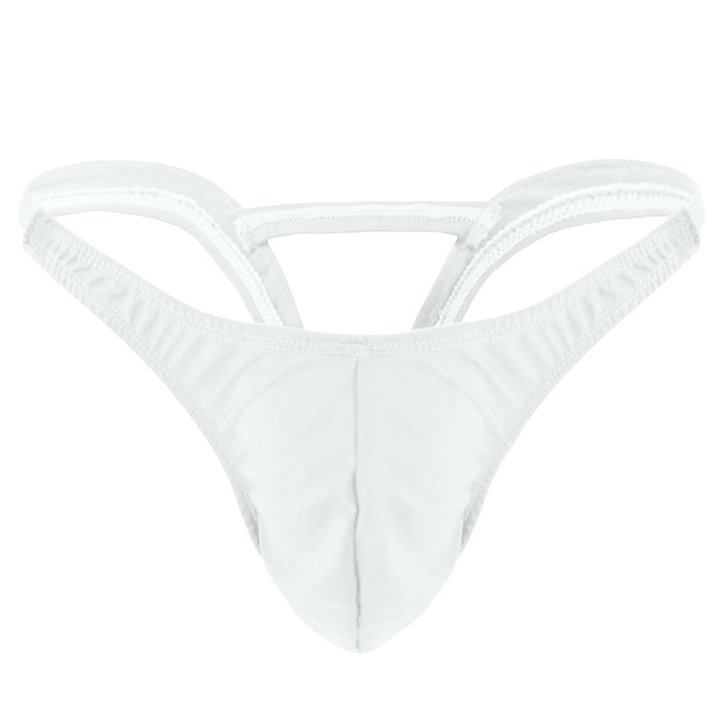 Koudehua Men's Swim Shorts Sretch T-back Micro Thong Briefs Underwear ...