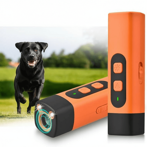 Koudindg 2025 Upgraded Rechargeable Sonic Dog Bark Deterrent - Safe 25KHz Frequency Transmitter, 50ft Range Professional Dog Training Tool with LED, Indoor/Outdoor Anti-Bark Silencer