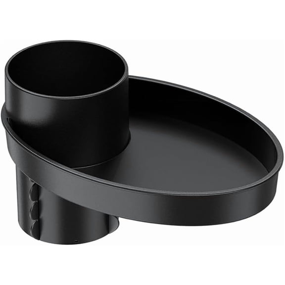 Koudindg Car Seat Snack Tray - Travel Tray Cup Holder for Kids Car Seat, with Plate Organizer Rotatable Carseat Cup Holder with Food Trays