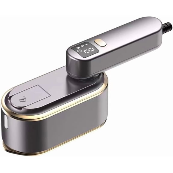 Koudindg Foldable Handheld Travel Steam Iron for Clothes - Ceramic Plate, Wet & Dry Garment Steamer (Electric)