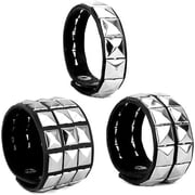 PLGEBR Studded Bracelet, Punk Emo Goth Bracelets, Studded Arm Band, 80s Cuff Wristband Rock Punk Gothic Accessories Rivets Leather Bracelet