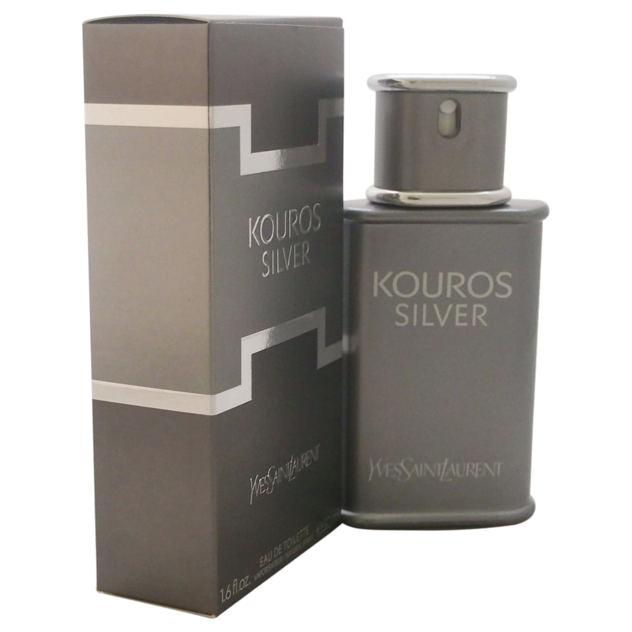 Yves Saint Laurent Kouros Silver Men Eau De Toilette 1.6 oz ~ 50