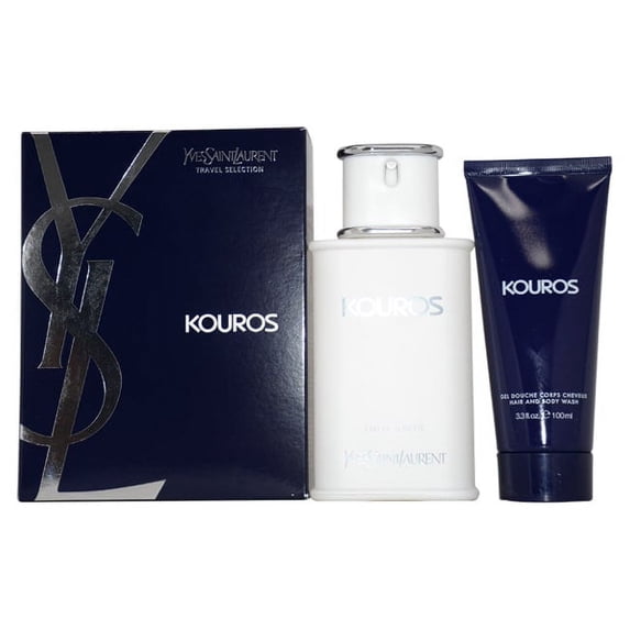 Kouros 2 Pc. Gift Set ( Eau De Toilette Spray 3.3 Oz+ Hair & Body Wash 3.3 Oz)