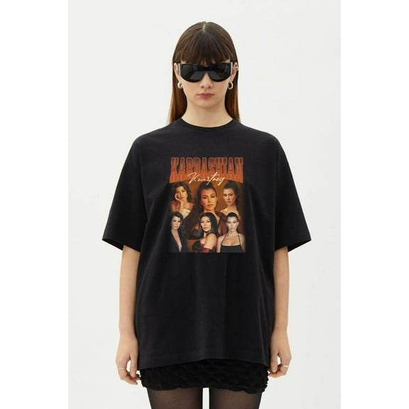 Kourtney Kardashian Retro Poosh Reality TV Star 90s T-Shirt, for men & women, up to size 5XL