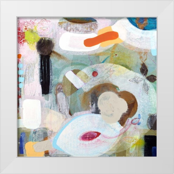 Koury, Aleah 12x12 White Modern Wood Framed Museum Art Print Titled - Changed My Mind 5