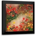 thumbnail image 1 of Koury, Aleah 15x15 Black Modern Framed Museum Art Print Titled - Gardens in the Mist XI, 1 of 5