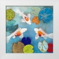 thumbnail image 1 of Koury, Aleah 20x20 White Modern Wood Framed Museum Art Print Titled - Koi 2, 1 of 4
