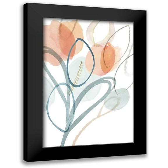 Kouta, Flora 11x14 Black Modern Framed Museum Art Print Titled - Angeline IV