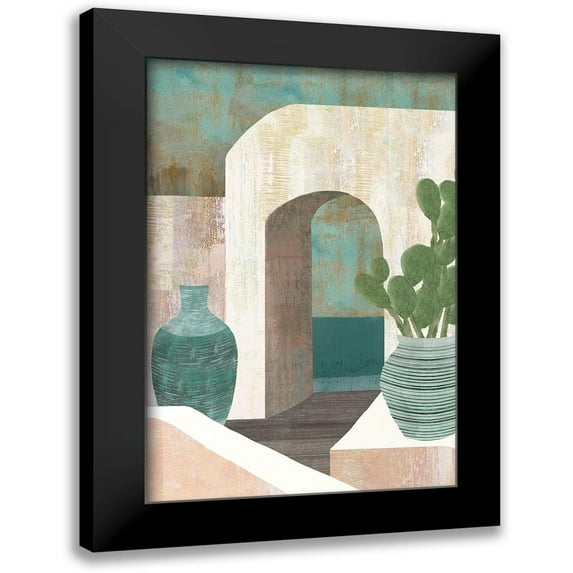 Kouta, Flora 11x14 Black Modern Framed Museum Art Print Titled - Sunbaked Archway I