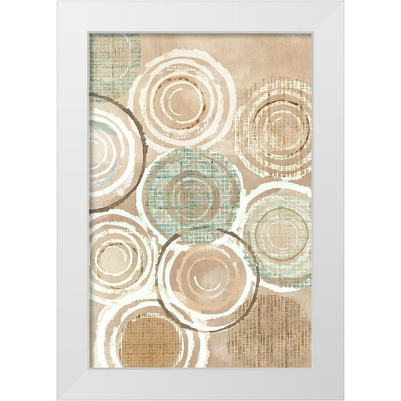 Kouta, Flora 11x14 White Modern Wood Framed Museum Art Print Titled - Woven Baskets I