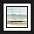 thumbnail image 1 of Kouta, Flora 20x20 Black Ornate Wood Framed with Double Matting Museum Art Print Titled - Water Marks II, 1 of 4