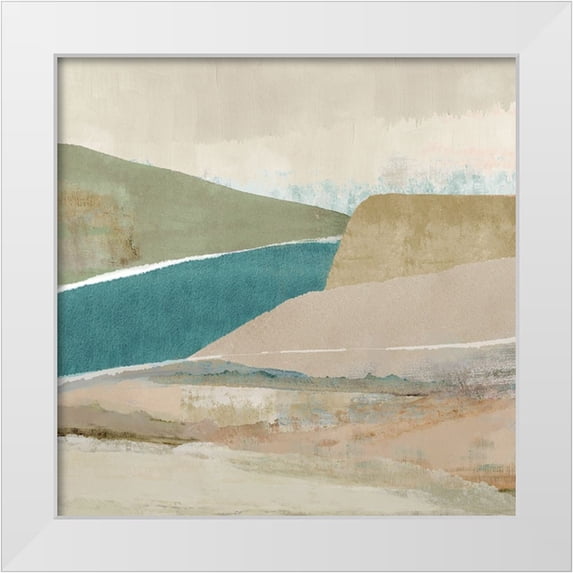 Kouta, Flora 20x20 White Modern Wood Framed Museum Art Print Titled - Brightstone Bay II