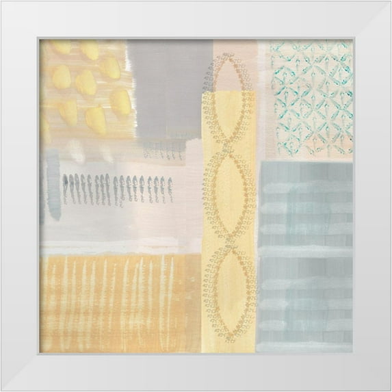 Kouta, Flora 20x20 White Modern Wood Framed Museum Art Print Titled - Corn Field I