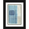 thumbnail image 1 of Kouta, Flora 23x32 Black Ornate Wood Framed with Double Matting Museum Art Print Titled - Blue Blue Horizon I, 1 of 4