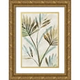 thumbnail image 1 of Kouta, Flora 23x32 Gold Ornate Wood Framed with Double Matting Museum Art Print Titled - Leaf Shadows, 1 of 4