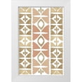 thumbnail image 1 of Kouta, Flora 23x32 White Modern Wood Framed Museum Art Print Titled - Earthy Geometric VII, 1 of 4