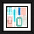 thumbnail image 1 of Kouta, Flora 26x26 Black Ornate Wood Framed with Double Matting Museum Art Print Titled - Floating IV, 1 of 4