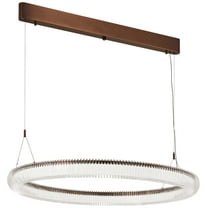 Kovacs P8172-670-L Roulette 25-1/2" Wide Integrated Led Ring Chandelier - Bronze