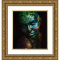 thumbnail image 1 of Kovalev, Ivan 12x13 Gold Ornate Wood Framed with Double Matting Museum Art Print Titled - Fish, 1 of 4