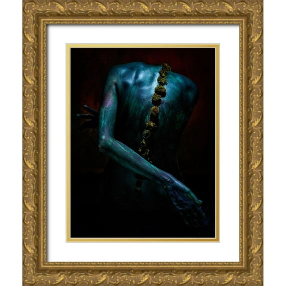 Kovalev, Ivan 19x24 Gold Ornate Wood Framed with Double Matting Museum Art Print Titled - Symbiosis II