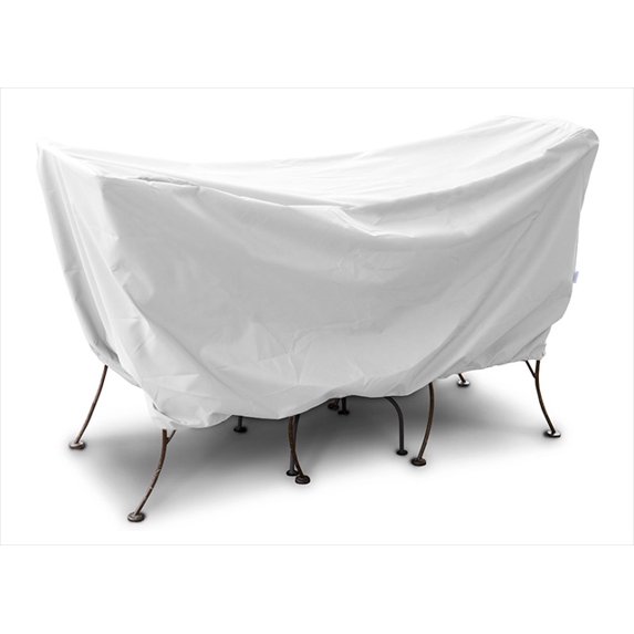 KoverRoos 11540 Weathermax 3 Pc Cafe Set Cover, White - 60 L x 30 W x 30 H in.