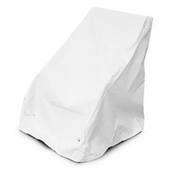 KoverRoos 12150 Weathermax Chair Cover, White - 30 W x 37 D x 30 H in.