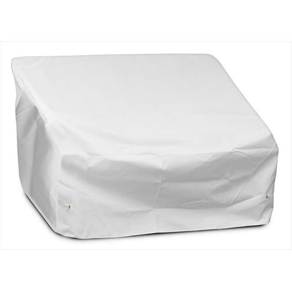 KoverRoos 12350 Weathermax 2-Seat-Loveseat Cover, White - 54 W x 38 D x 31 H in.