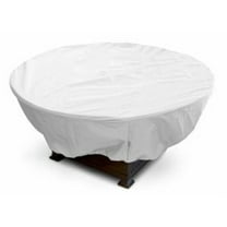 KoverRoos 13067 Weathermax Large Firepit Cover, White - 45 Dia x 21 H in.