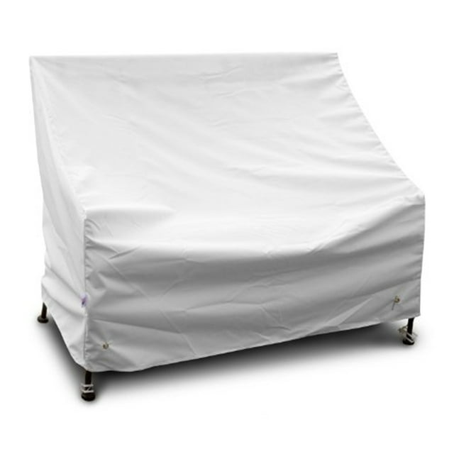 KoverRoos 14202 Weathermax 4 ft Bench-Glider Cover, White - 51 W x 26 D x 35 H in.