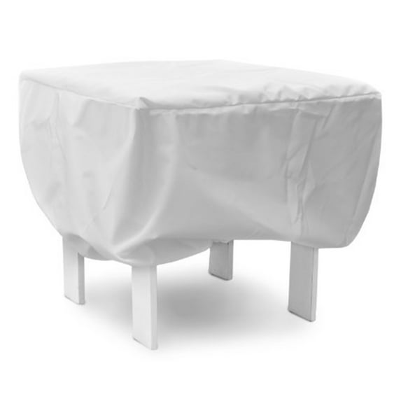 KoverRoos 14266 Weathermax 40 in. Square Table Cover, White - 41 L x 41 W x 18 H in.