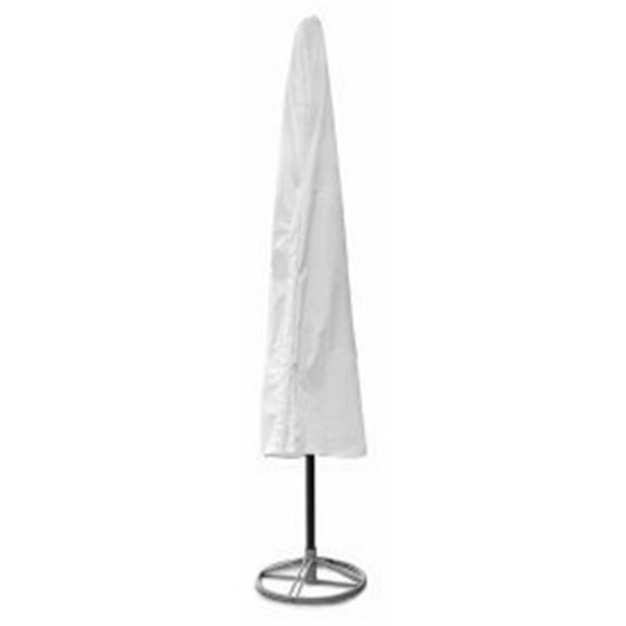 KoverRoos 14282 Weathermax 11 ft Umbrella Cover, White - 88 H x 48 Circumference in.