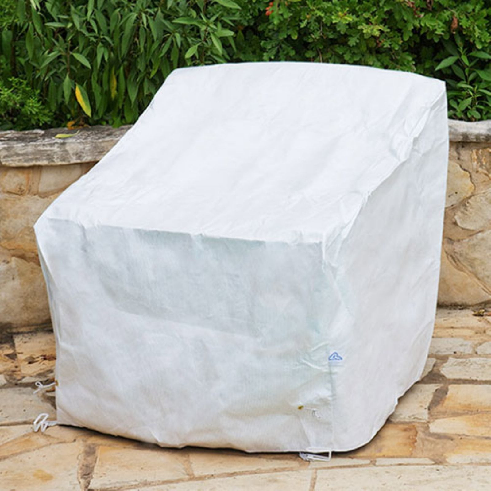 KoverRoos 26150 DuPont Tyvek Deep Seating Chair Cover White 34 W x 35 D x 32 H in. Walmart